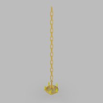 Elegant Golden Chain 3D model