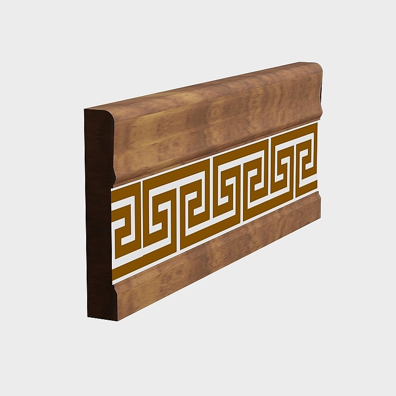 Exquisite Wooden Molding 3D model