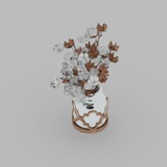 Spring Vase 3D Model