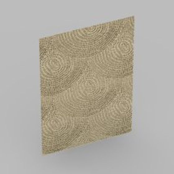 Forest Tree Ring Wall Panel 3D model for Unique Interiors
