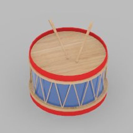 Children's Percussion Instrument 3D model