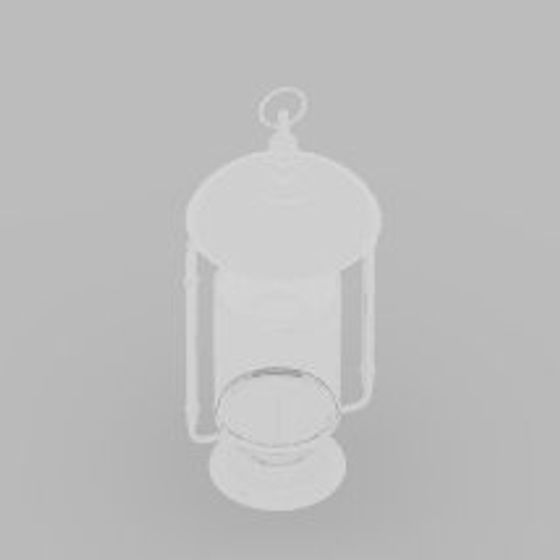 Elegant Low-Poly French Coffee Pot 3D model