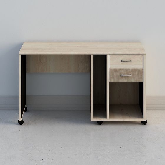 Stylish Mobile Desk 3D model for Creative Spaces