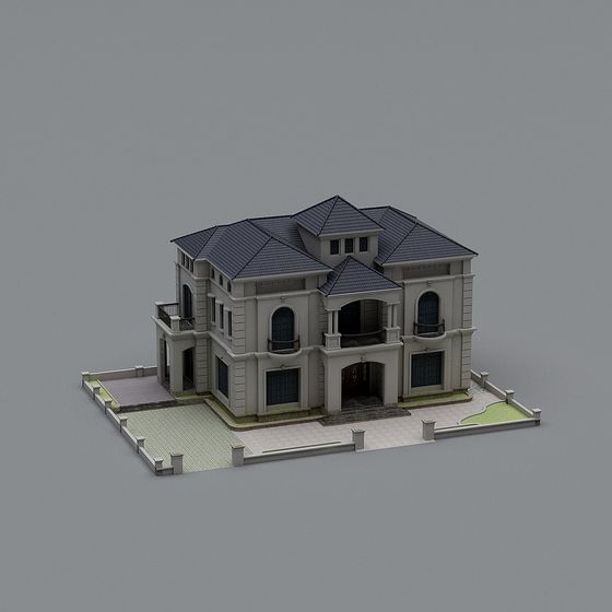 Urban Mansion 3D model