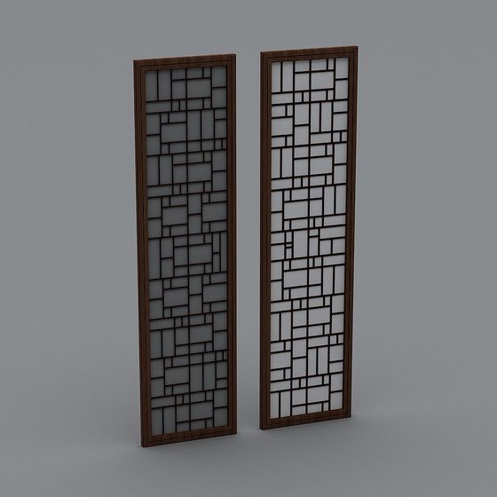 Geometric Elegance Screen 3D model