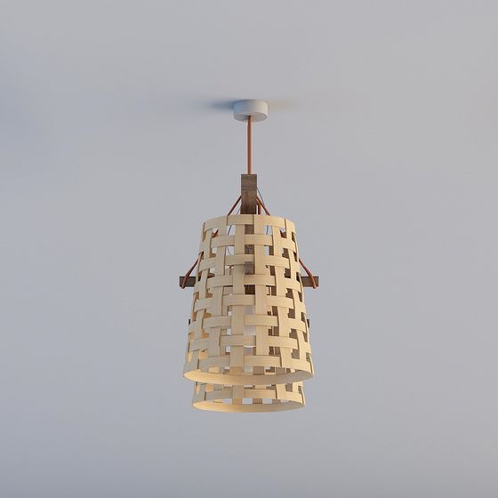 Pendentif double tissé