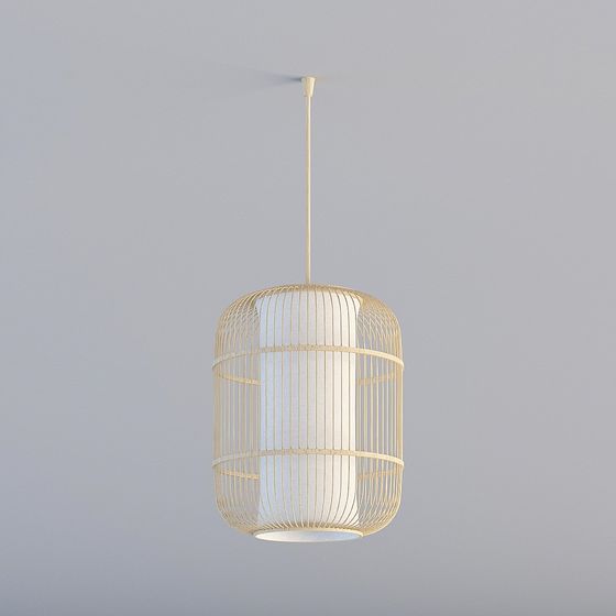 Charming Modern 3D Pendant Light Model
