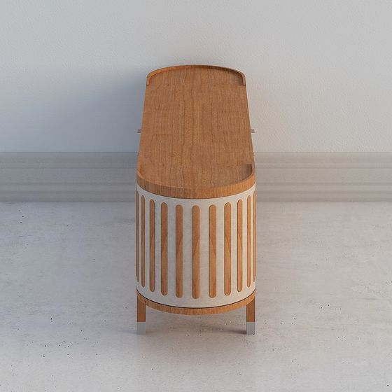 Modern Cylinder Side Table 3D model