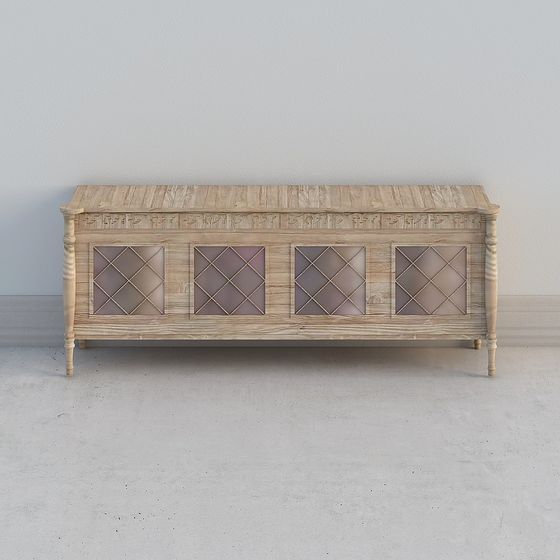 Egyptian Style Cabinet 3D model