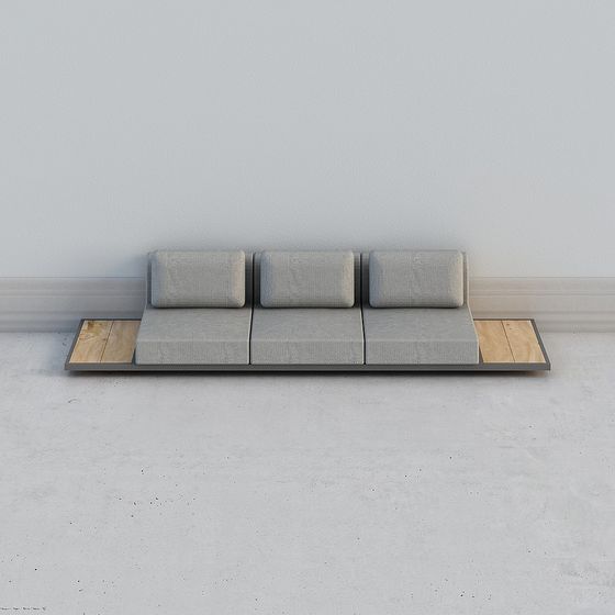 Urban Comfort Sofa 3D model