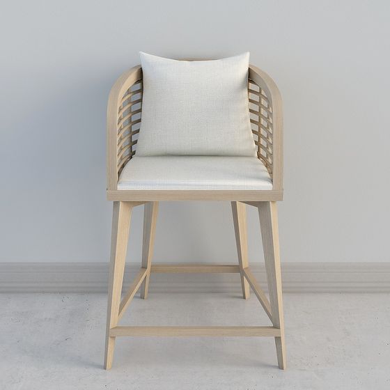 Cozy Barstool 3D model