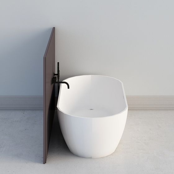 Geometric Bathtub 3D model