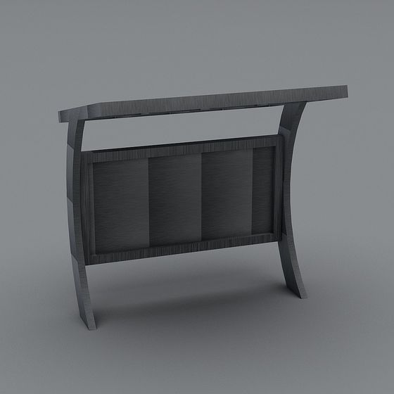 City Window Console 3D model for Stylish Interiors