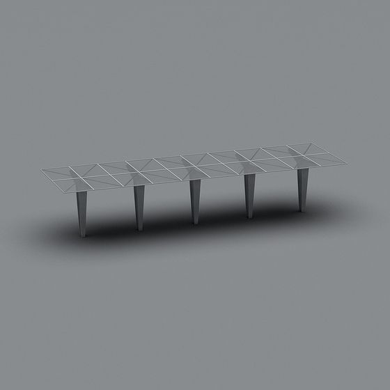 Futuristic Table 3D model