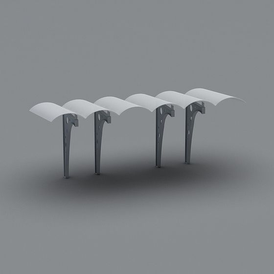 Modern Metal Canopy 3D model