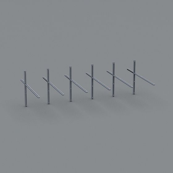Urban Cross 3D model - Low-Poly Design