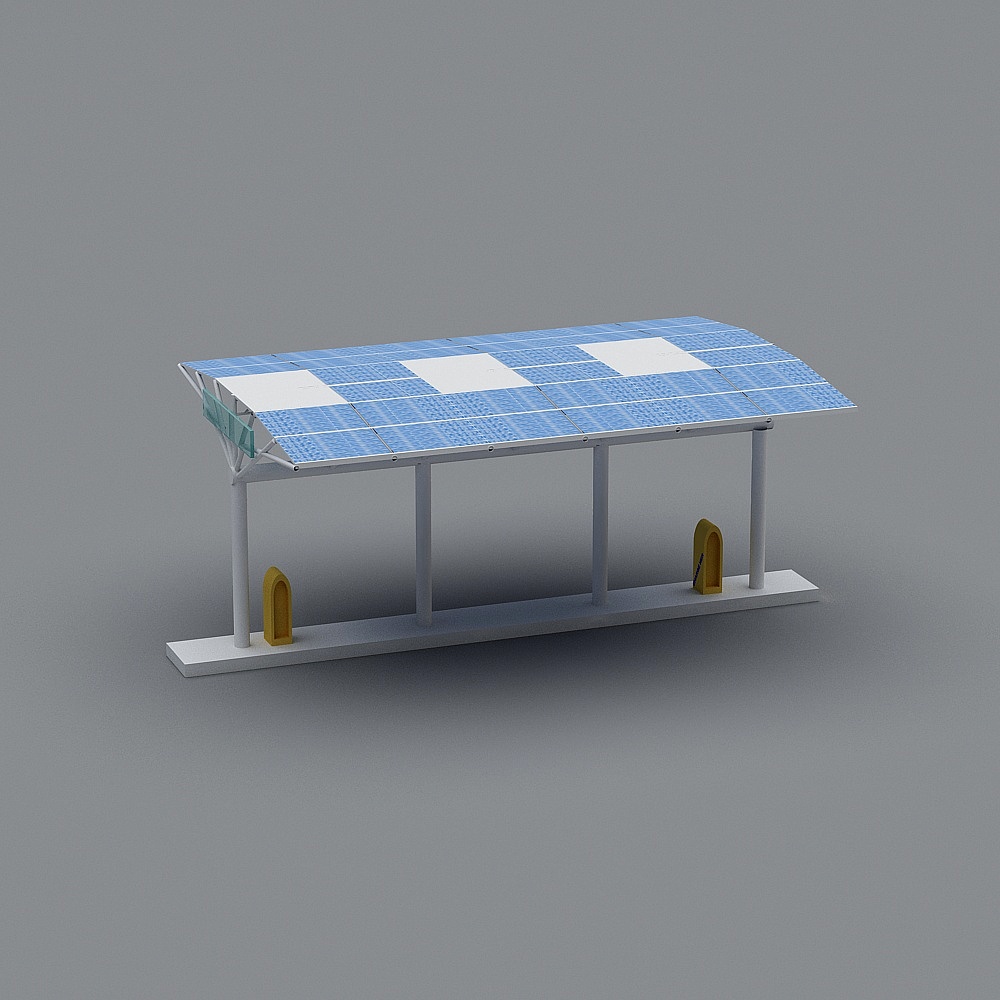 Parking shed Carport veterinaria