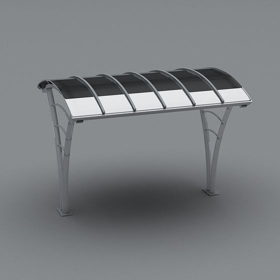 Urban Canopy 3D model for Modern Cityscapes