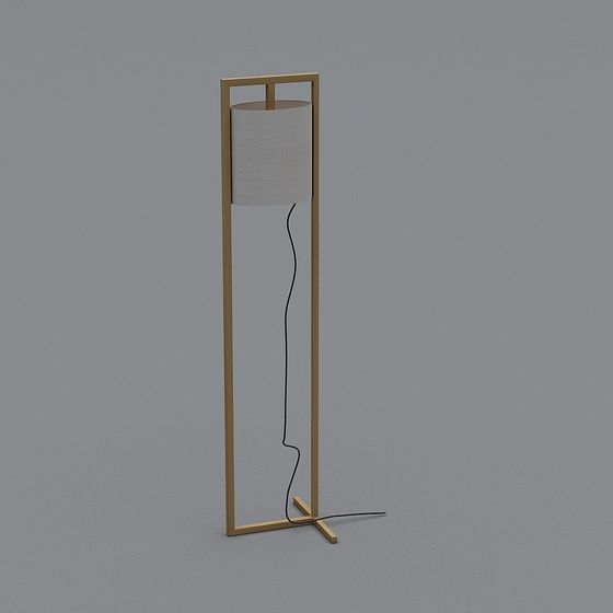 Elegant Minimalist Pendant Light 3D model