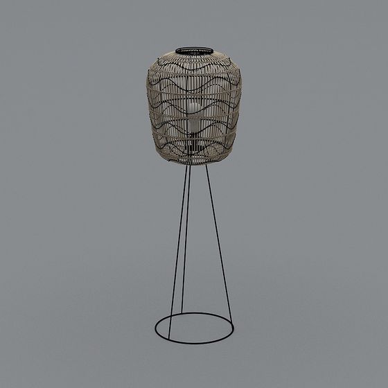 Woven Wave Lamp 3D model