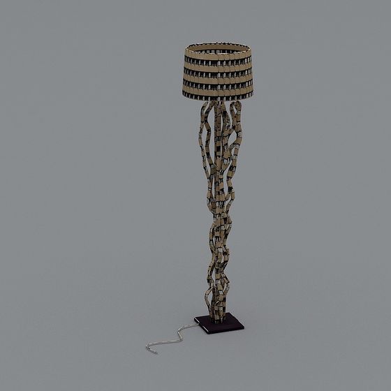 Twisted Light Floor Lamp 3D model