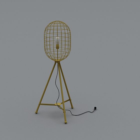 Modern Minimalist Polygonal Light Fixture 3D model