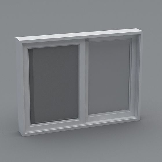 Sleek Minimalist Window 3D model
