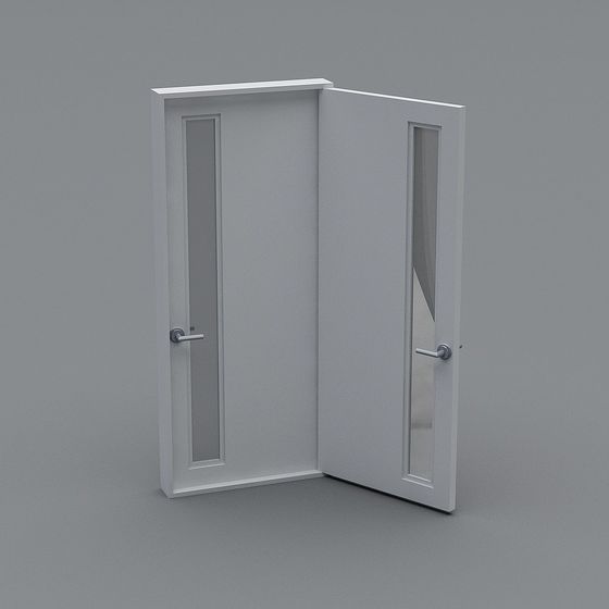 Open Door 3D model - Low Poly Design for Creative Projects
