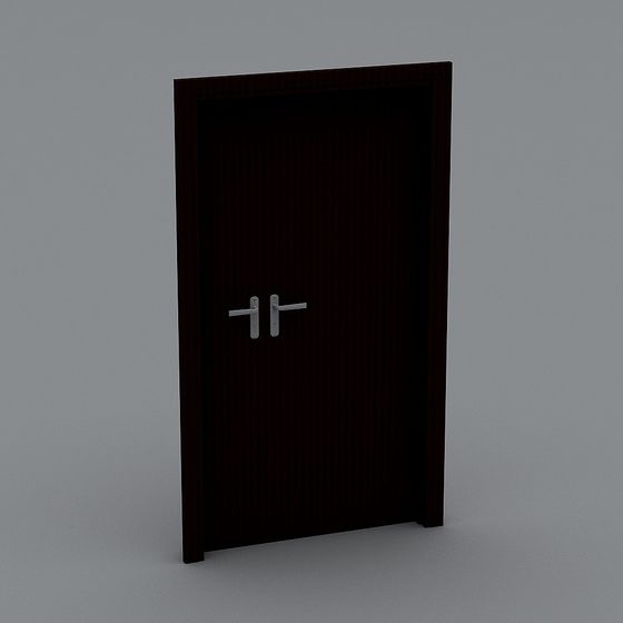 Elegant Minimalist Door 3D model