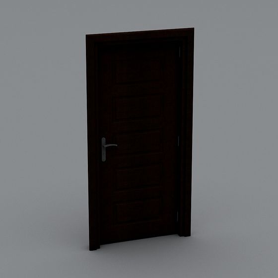 Vintage Wooden Door 3D model