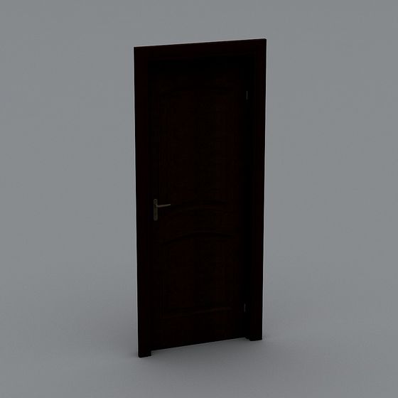 Vintage Wooden Door 3D Model