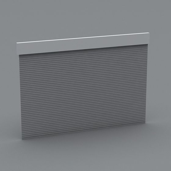 Urban Louvered Window 3D model