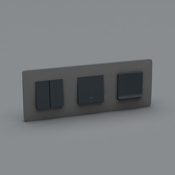 Industrial Switch Panel 3D model