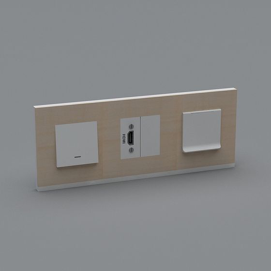 Minimalist Wall Panel 3D model for Creative Designs