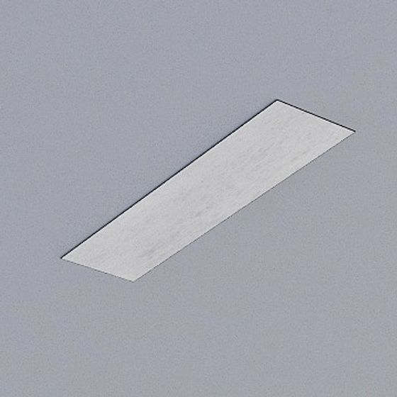 Gray Honeycomb Panel 3D Model