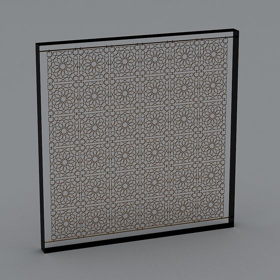 Moroccan-Inspired Low Poly 3D Model