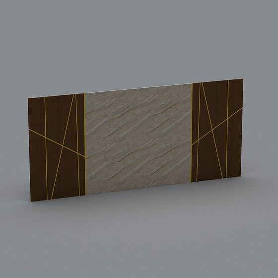 Geometric Elegance Panel 3D model for Creative Projects