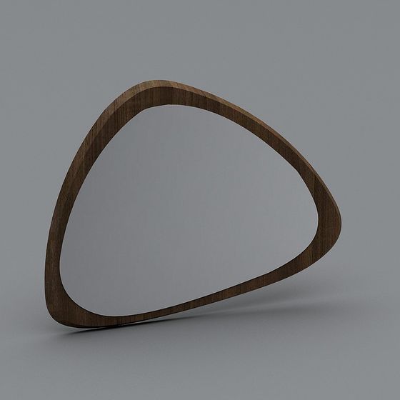 Unique Low-Polygon Mirror Frame 3D model
