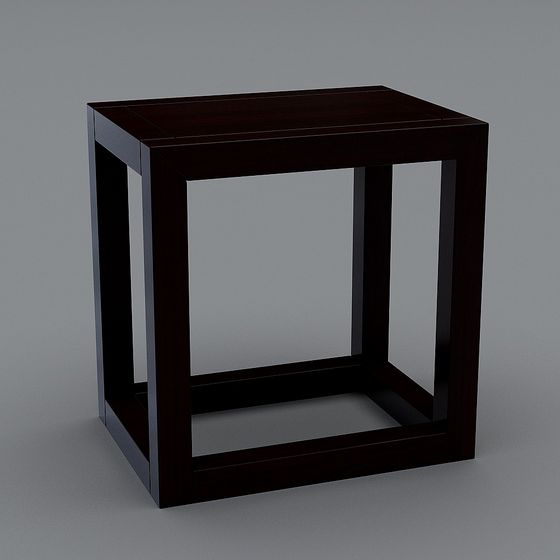 Stylish Floating Cube 3D Model for Creative Projects