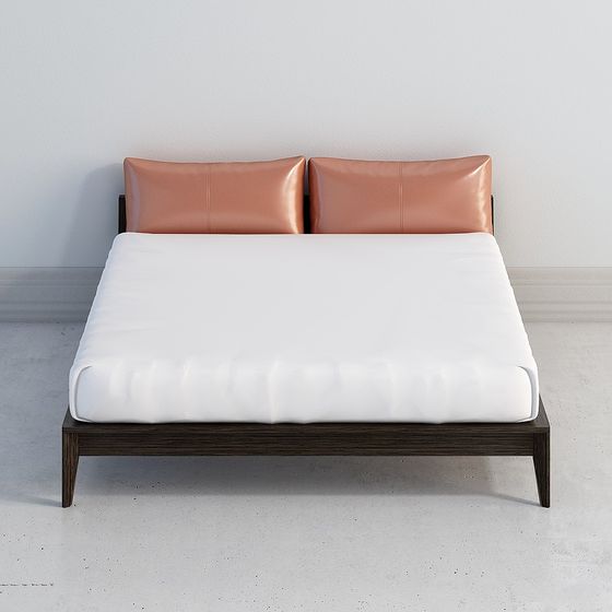 Contemporary Bed Frame 3D model for Creative Spaces