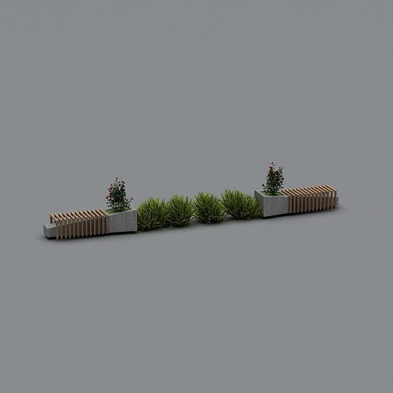 City Green Corridor 3D model