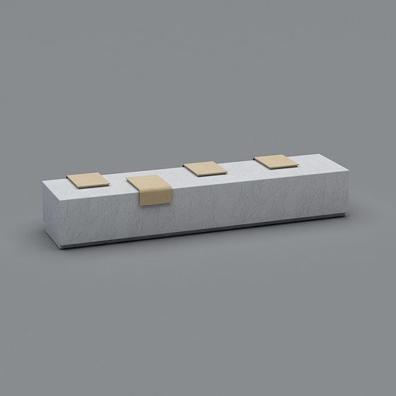 Concrete Bench 3D model for Innovative Designs