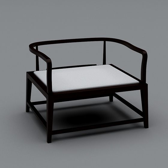 Classic Wooden Sofa 3D model for Modern Spaces