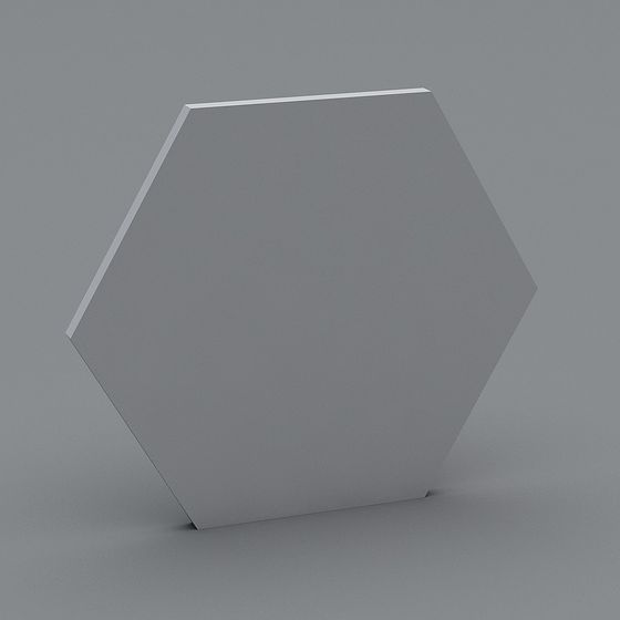 Modern Hexagon Panel 3D model