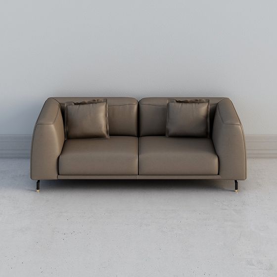 Modern Low-Polygon Sofa 3D model