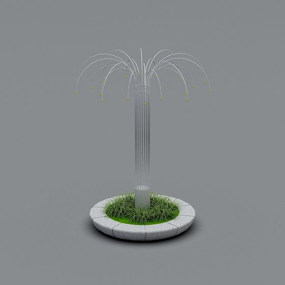 Urban Light Low-Poly 3D Model for Creative Projects