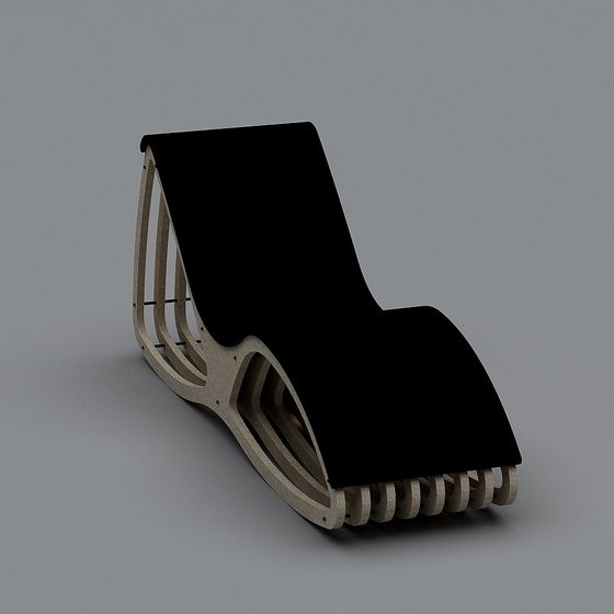 Elegant Low-Poly Chair 3D model for Creative Spaces