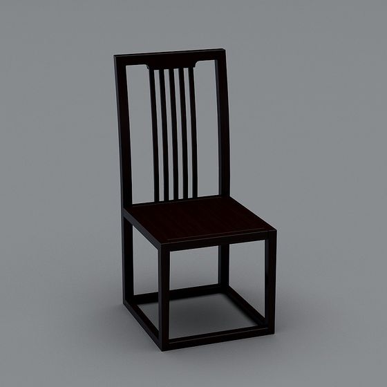 Elegant Minimalist Chair 3D model