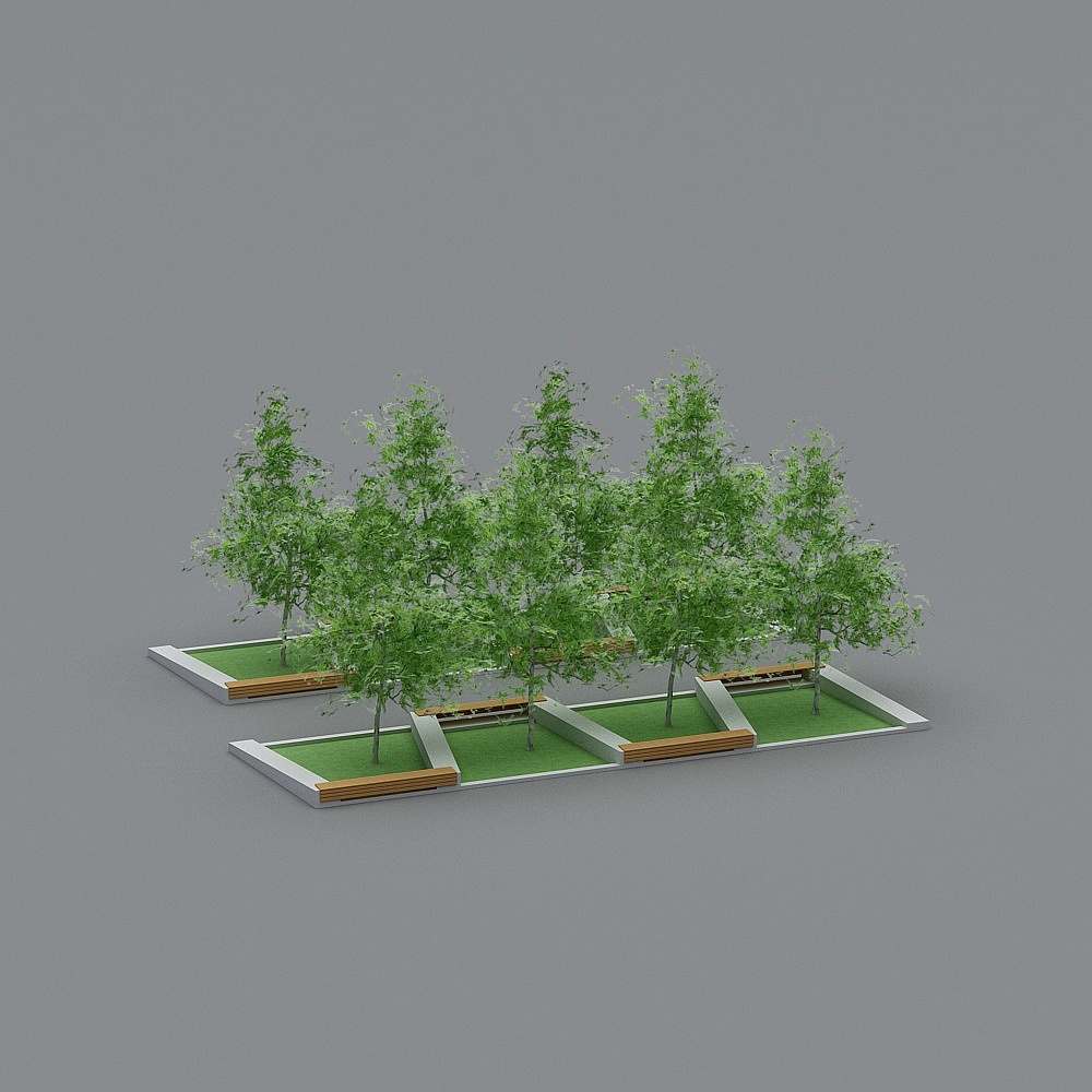 Urban Oasis 3D Model for Designers