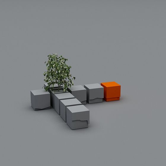 Urban Oasis 3D model for Creative Spaces